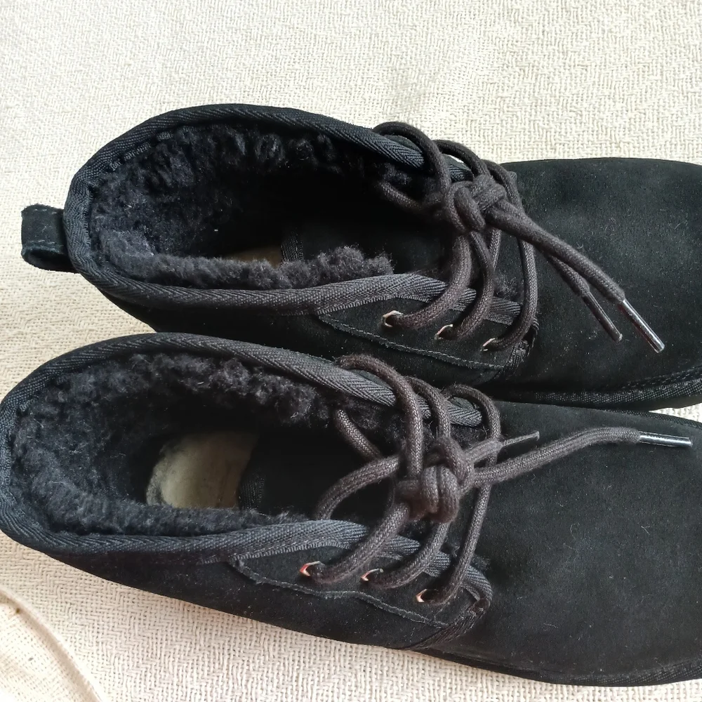 UGG ♡ neumel 2 boot black kids suede winter cozy minimal winter school